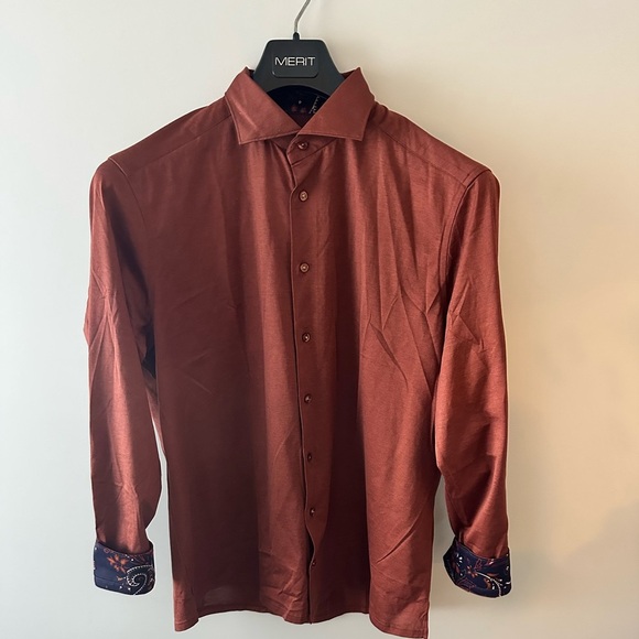 **Men's XL Eton Cotton Shirt** - Picture 5 of 9